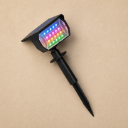 Spot Solaire RGB – 1 pièce – Projecteur de Jardin Couleur (mural ou piquet)