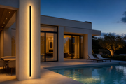 Applique murale LED design (FILAIRE — non solaire)