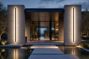 Applique murale LED design (FILAIRE — non solaire)