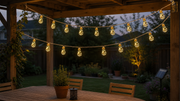 Guirlande Solaire Extérieure – Ampoules Edison LED (8 modes)