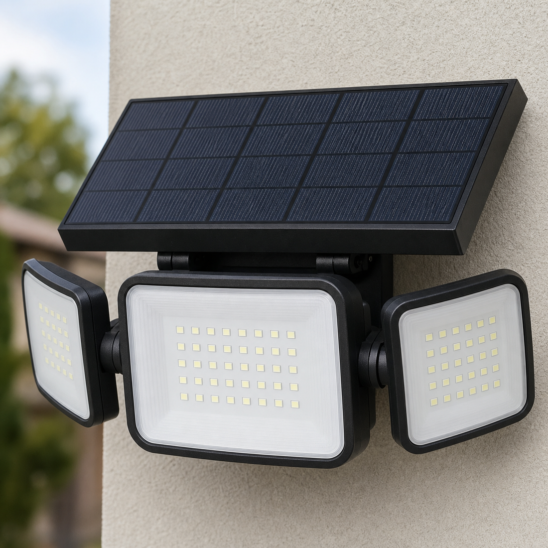 Applique Solaire à Détecteur de Mouvement – Projecteur de Sécurité Extérieur