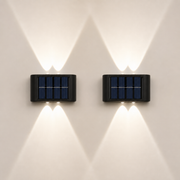 Applique murale solaire - Lumière chaude haut/bas (allumage auto)