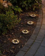 Borne Solaire Encastrable – Spot de Sol LED pour Allée & Jardin IP65
