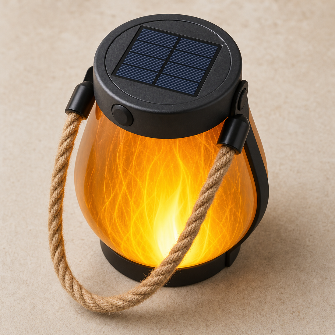 Lanterne Solaire à Flamme – Suspension Effet Flamme Dansante