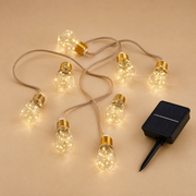 Guirlande Solaire Extérieure – Ampoules Edison LED (8 modes)