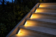 Éclairage Solaire d'Escalier – Lampe de Marche LED Blanc Chaud IP65