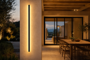 Applique murale LED design (FILAIRE — non solaire)