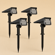 Spot Solaire Extérieur Premium – Projecteur Orientable 2 Têtes IP65
